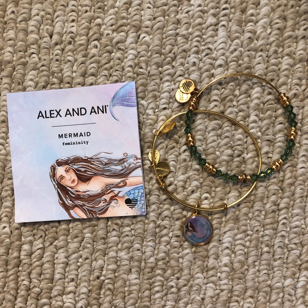 Alex and Ani Mermaid Bracelets